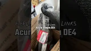 2023 Acura Integra A-spec: Replacing End Links #acuraintegra #de4 #6MT