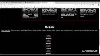 Simple Project Of Portfolio 😎 ||Front-end Development 🥶|| Day1 #challenge
