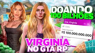 VIREI A VIRGINIA E DOEI 100 BILHÕES NO GTA RP/FIVEM - ECLYPSE MENU