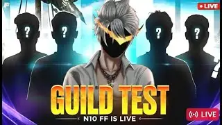 Guild Test | Live Guild Test 1 v 3 I Free Fire Maxx #freefireliveguildtest