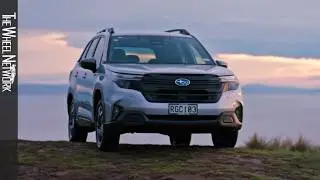 2026 Subaru Forester AWD Hybrid | Ice Silver Metallic | Driving, Interior, Exterior (New Zealand)