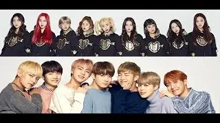 KPOP Idols cover BTS and Momoland
