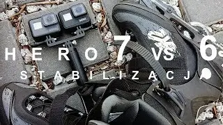 GoPro 7 BLACK vs GoPro 6 BLACK | STABILIZACJA | PORÓWNANIE | PL