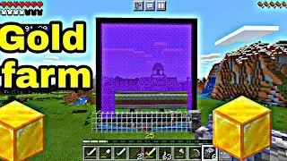 How to make unlimited gold farm in Minecraft ( pocket edition/java edition / Windows edition/ Xbox)
