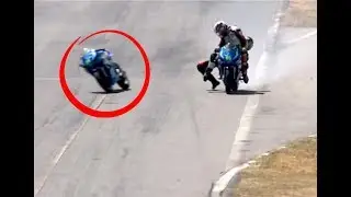 Pr&uuml;gelei beim Rennen: Dann rast ein herrenloses Motorrad &uuml;ber die Strecke