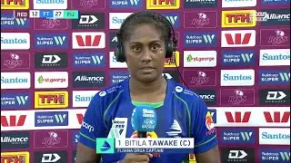 Bitila Tawake post match interview | Queensland Reds vs Fijiana Drua