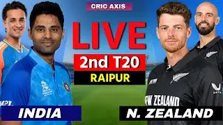 🔴 IND vs NZ Live Match Today, 2nd T20I, Live Cricket Scores Commentary, India v New Zealand