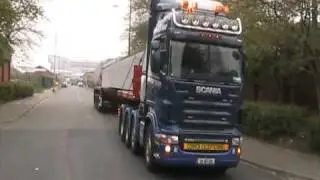 Oliver Brennan Heavy haulage Scania V8 Sounds