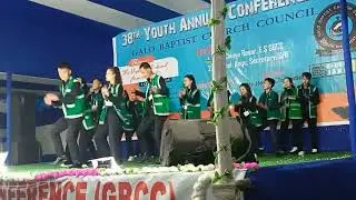 Ajena kaju Christmas song/likabali  town baptist church youths/group dance/Ige lollen/