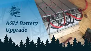 14KW AGM Telecom Battery Bank in Bus Conversion - The Himmelbergers RV Adventures