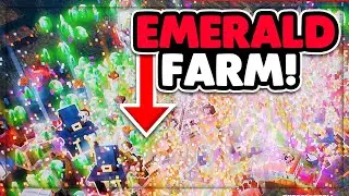 *NEW* FASTEST AFK EMERALD FARM In Minecraft Dungeons!