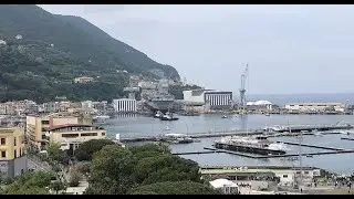 Varo della nave Trieste a Castellammare di  Stabia