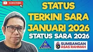 STATUS SARA 2026 BULAN JANUARI SELEPAS JAM 12AM, 1 JANUARI!