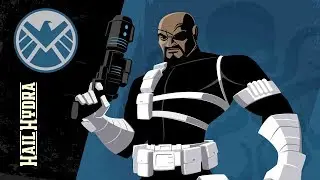 Spin Master Games | Hail Hydra | Hero Card &ndash; Nick Fury