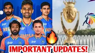Asia Cup 2025 Important Updates 📢 | Timing, Venue & Live Streaming Details🔥