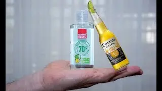 Kill Coronavirus With Corona Beer Hand Sanitizer. Must See! DO NOT TRY THIS AT HOME!