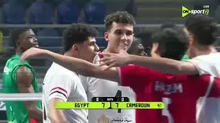 مباراة مصر والكاميرون في نهائي بطولة افريقيا للكرة الطائرة شباب - رجال 