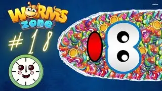 #18 Worm zone io world record fast easy game moments best top 001 wormzone io