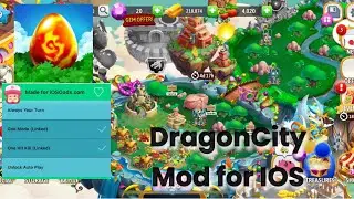 DragonCity Mod For IOS (god mod&One Hit)