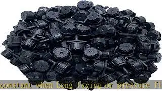 Axe Sickle 100 Pcs Adjustable Irrigation Drippers Sprinklers 1/4 Inch Emitter Dripper Micro Drip Ir