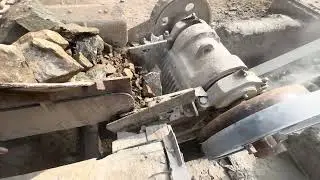 Powerful Jaw Crusher Crushing Big Stones | Extreme Rock Crushing Process