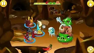 Angry Birds Epic Bottomless Cave Dungeon Gameplay Play as Elite Samurai & Elite Spies