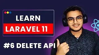 #6 DELETE API Endpoint  | react with Laravel crud Project #webdevelopment #reactjs