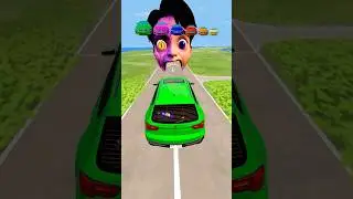 Big & Small Car vs Cute Jinu Baby K-pop Demon Hunters