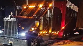 DIY TRUCKER JAY is live! Cold winter weather driving #Thursday #morning #snowstorm #kenworthw9