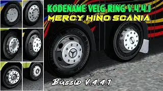 Kodename Velg Bussid V.4.4.1 Ring Mercy Hino Scania free rasa sale 🤤