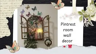 Diy dreamy butterfly window 🦋|| room decoration diy || aesthetic decor 🌸