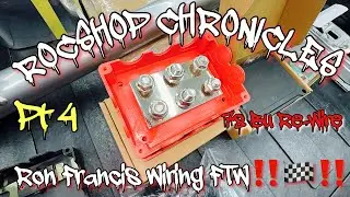 RocshopChronicles #VLOG  Pt 4 Ron Francis Wiring the 78 Malibu