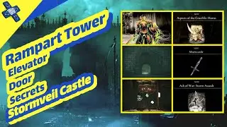 Elden Ring - Rampart Tower Elevator All Secrets ( Stormveil Castle )
