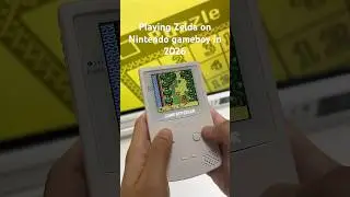 Playing Zelda on Nintendo gameboy in 2026 #nintendo #console #retrogaming