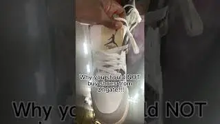 I can&rsquo;t believe they did this 🤦🏾&zwj;♀️&hellip; Dhgate Jordan 4 #dhgate #jordan4 #dhgateunboxing #dhgatehaul