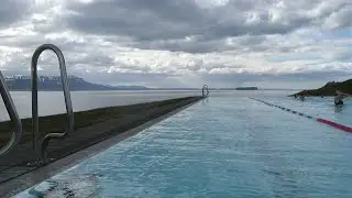 Sundlaugin &aacute; Hofs&oacute;si - Most beautiful swimming pool in Iceland