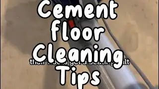 Concrete floor cleaning tips