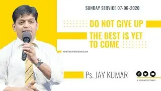 THE ARK VICTORY CHURCH ONLINE | COMMUNION SUNDAY ENGLISH | Ps. JAY KUMAR | JUNE 7, 2020 | LIVE