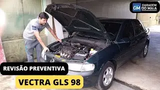 GM Vectra GLS 2.0 8v MPFI 1998 - Revis&atilde;o mec&acirc;nica preventiva, troca correia, &oacute;leo, velas e mais!
