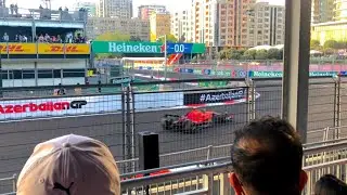 Last Laps of Qualifying + Crowd Reaction at 2023 Azerbaijan Grand Prix
