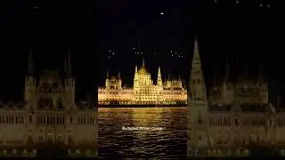 Budapest by night, on a dinner cruise