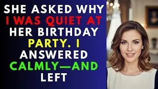 She Asked Why I Was Quiet at Her Birthday Party  I Answered Calmly&mdash;and Left