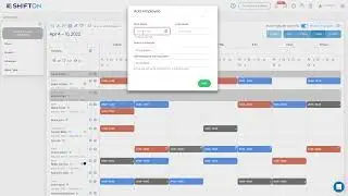 How to add employees into the schedule / Shifton Tech-Support