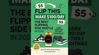 Make money by flipping things in tier 1 country!