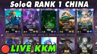 Wild Rift China🔴KKM | SoloQ Jungle Guide - Rank 1 China server | Road 3 Accs to Rank 1 Legendary