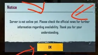BGMIsarvar problam.Server is not online yet. Please check the official news for further information