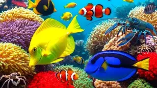 FX Deepsea Tranquility 4K  &ndash;  Relaxation, Fish Shimmer Like Soothing Sparks Of Underwater Light