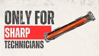 Регулировка ленты для термосклеивания на принтерах SHARP BP 70C65 серии &ndash; как предотвратить сколь...