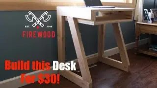 How to Build a School Desk with Free Plans! Quick and easy, minimal tools required.