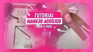 💅CONTROL PERFECTO DEL ACRILICO💧 PASO a PASO para PRINCIPIANTES